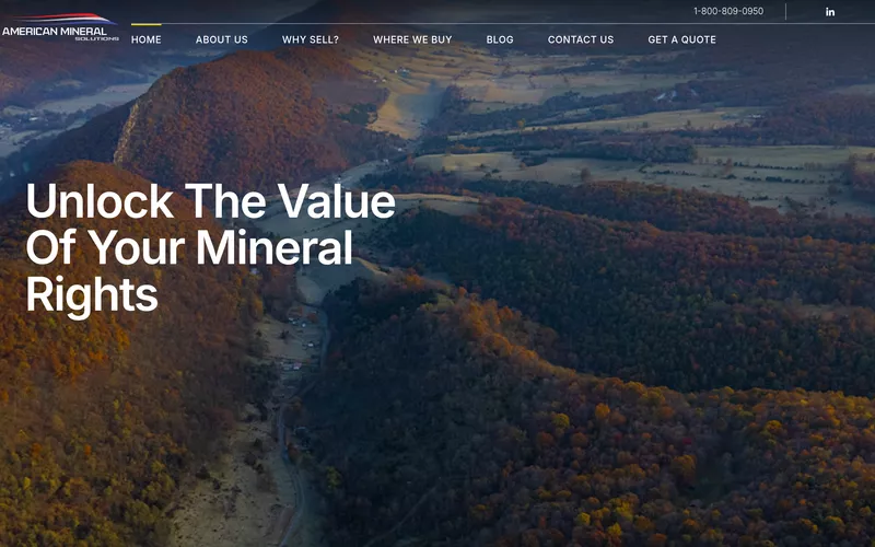 American Mineral Solutions website